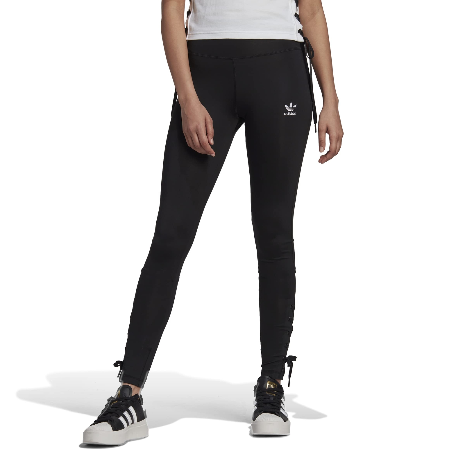 Adidas Leggings Hw, Nero, 34 Donna