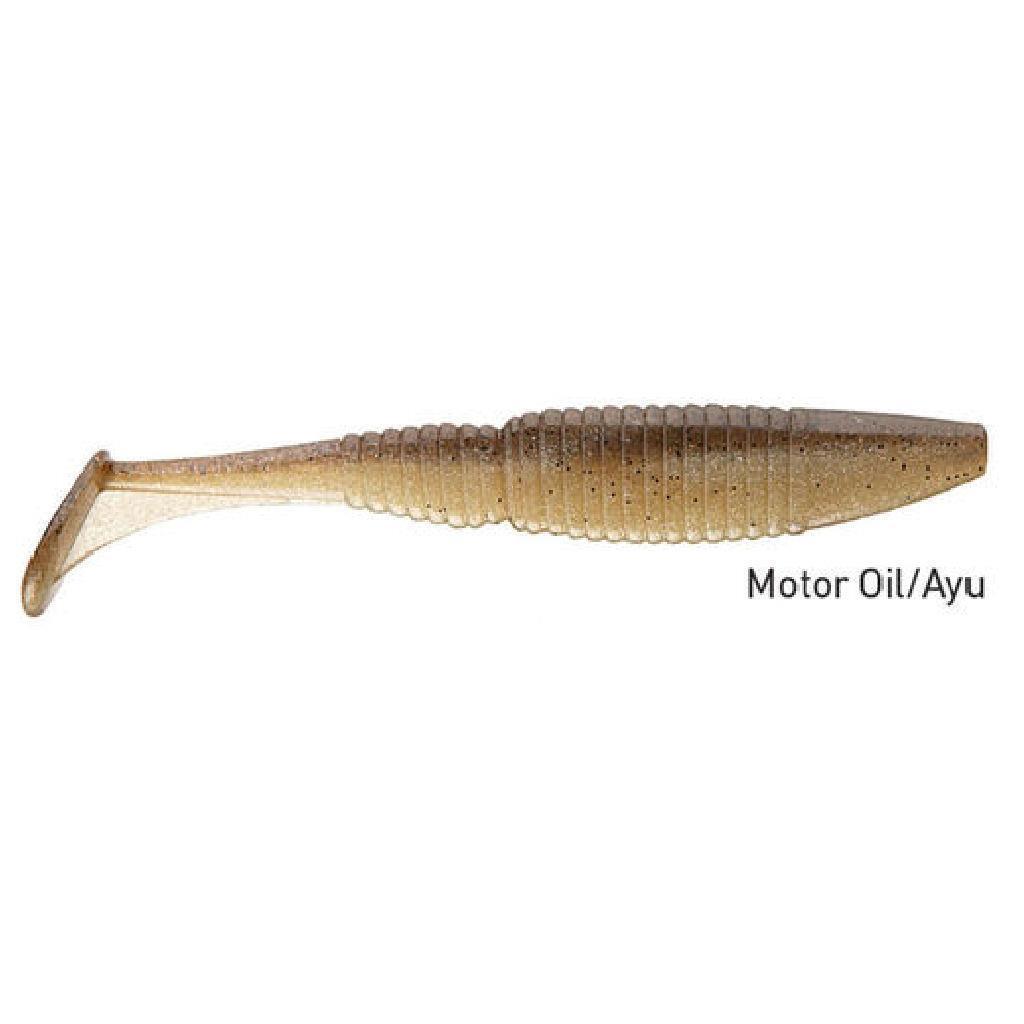 ARTIFICIALE TOURNAMENT D'SWIM MOTOR OIL AYU 4.5" DAIWA 115 MM GOMMA LURE