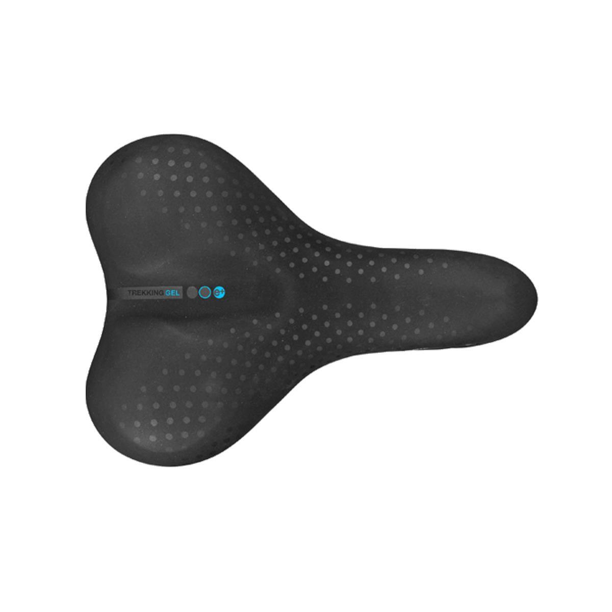 Selle San Marco Gel da Trekking Bioaktive, Sella Unisex Adulto L Nero (pelle sca
