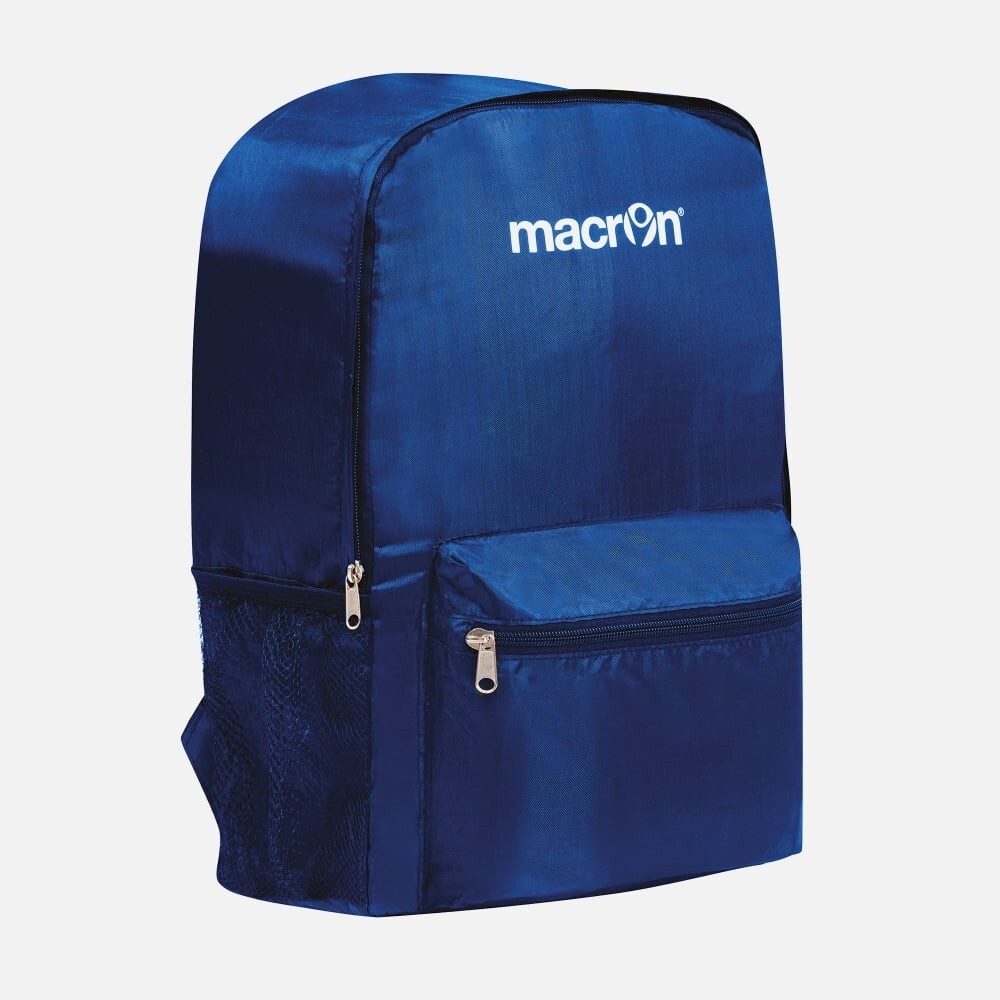 Zaino Zainetto Sport Scuola Calcio Macron Wing Foldable Backpack con Tasca Royal