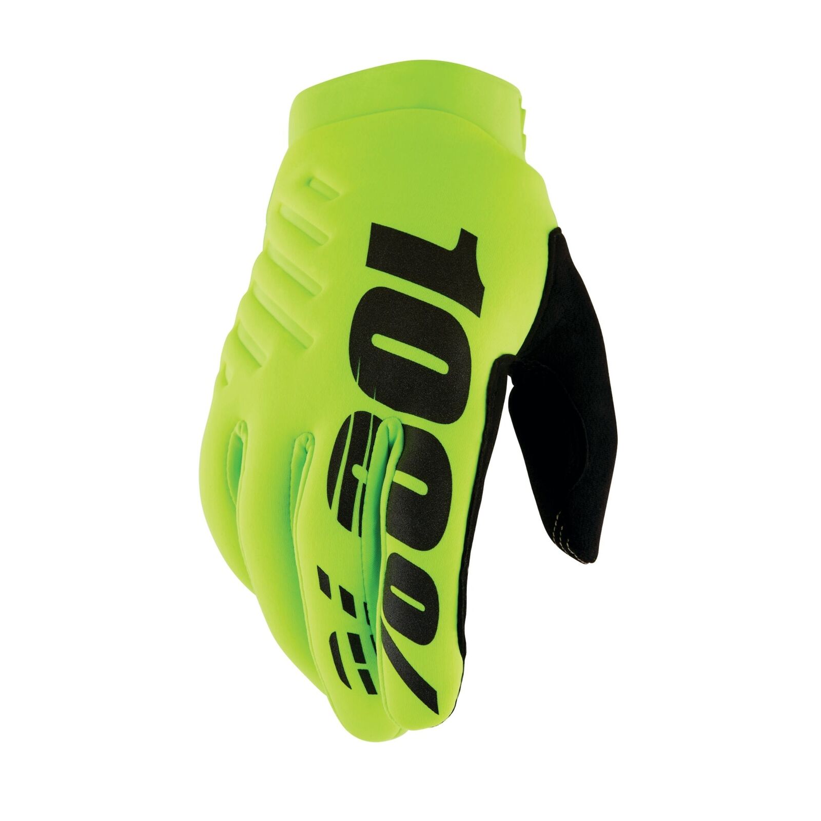 Sconosciuto Brisker 100% Glove Youth, Guanti Uomo XL Giallo fluo/nero.