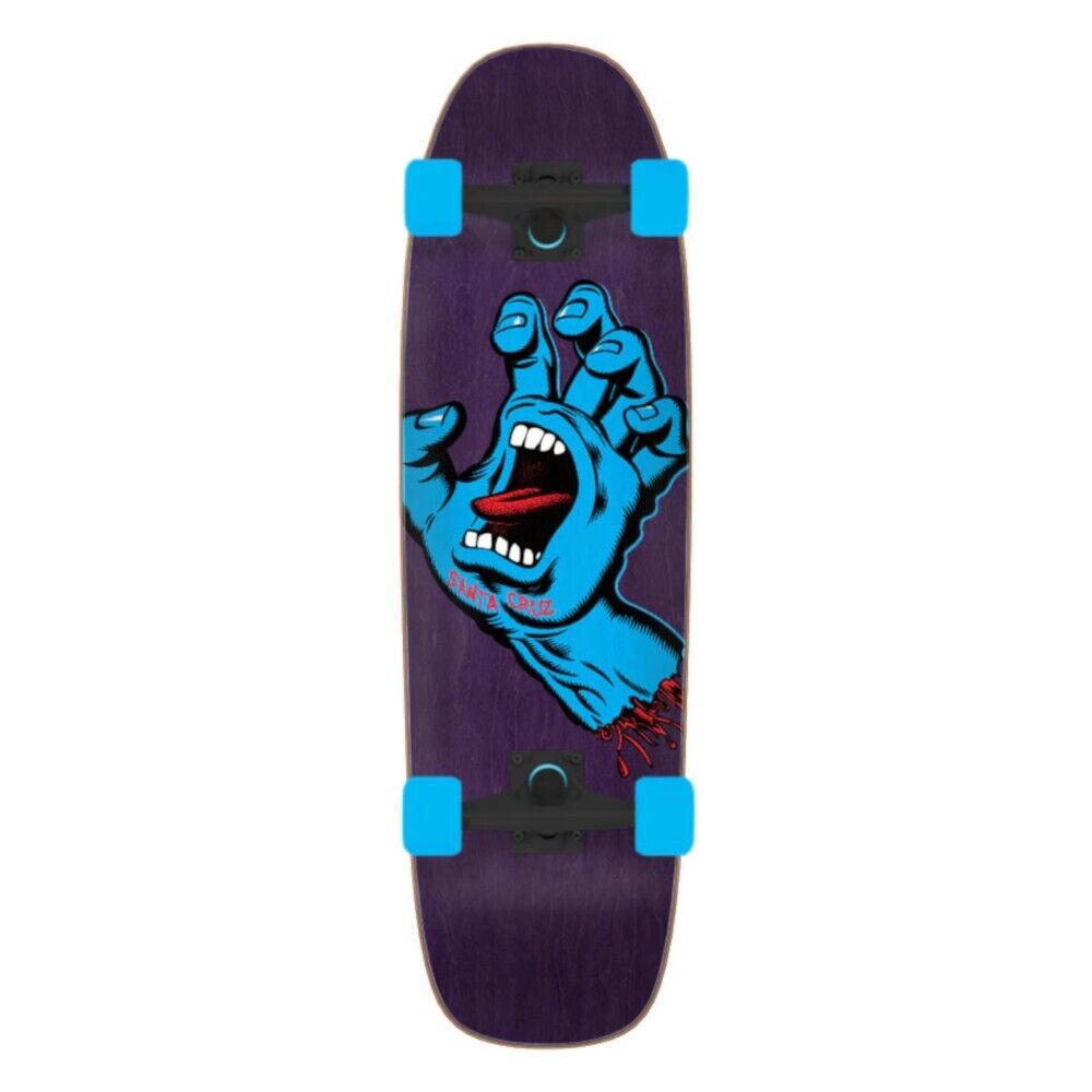 Cruiser Santa Cruz Skateboard Screaming Hand Cruzer Street 29.4''