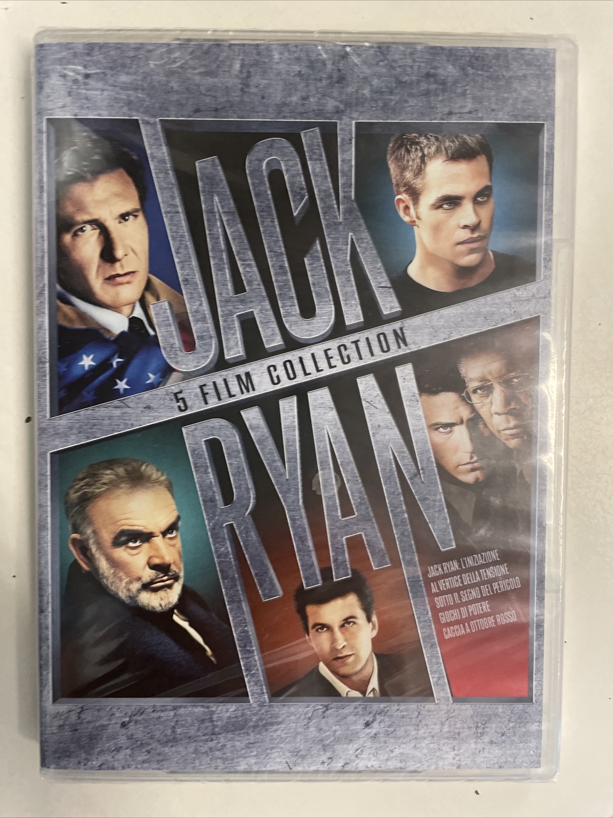 JACK RYAN - 5 dvd - box nuovo, sigillato - HARRISON FORD, BEN AFFLECK