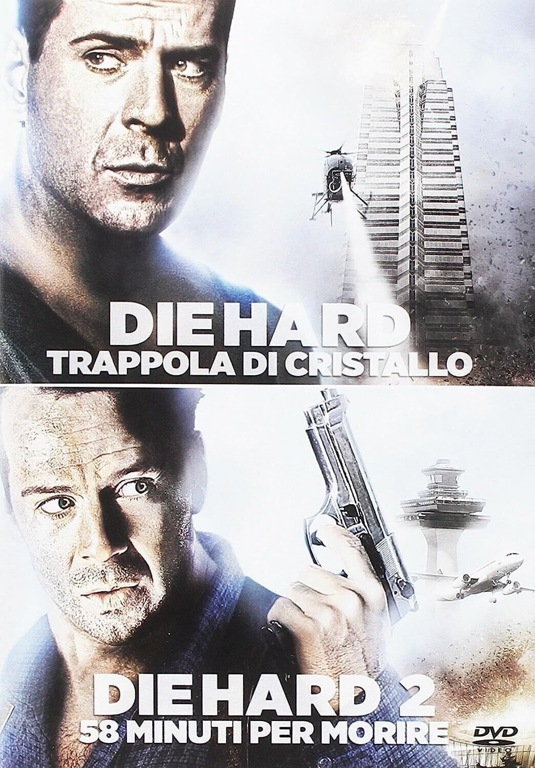 Dvd DIE HARD TRAPPOLA DI CRISTALLO +DIE HARD 2 58 MINUTI PER MORIRE Bruce Willis