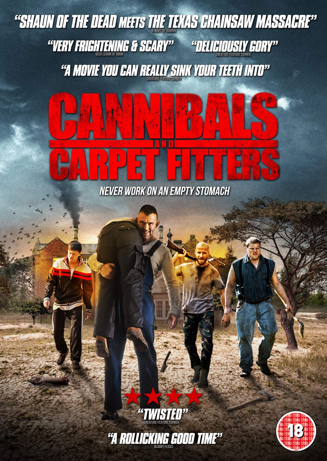 Cannibals & Carpet Fitters (DVD) Alex Zane Tony Nyland Lee Charles Phill Martin