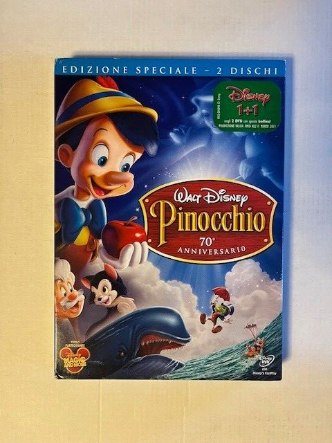 PINOCCHIO DISNEY - EDIZIONE SPECIALE 2 Dischi- DVD NUOVO E SIGILLATO