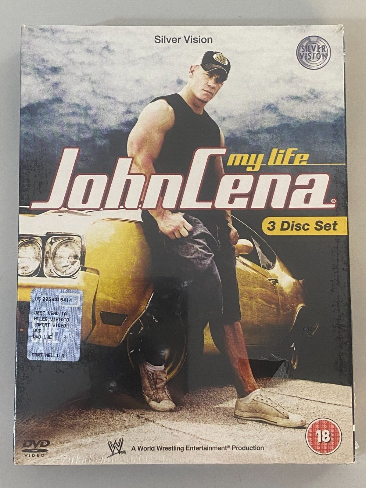 DVD WWE JOHN CENA MY LIFE (2007) Digipack Silver Vision 3-DVD