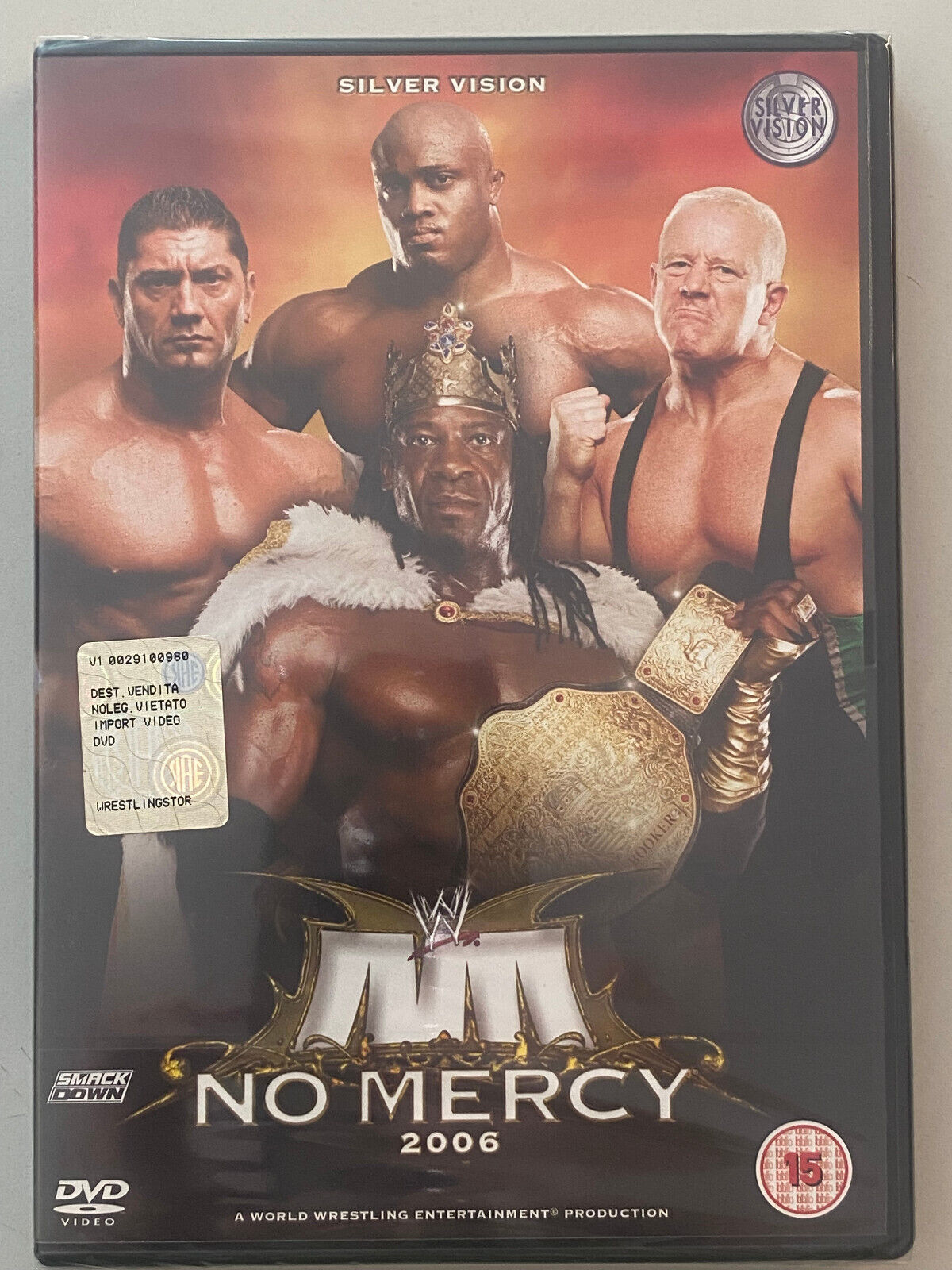 DVD WWE NO MERCY 2006 Silver Vision Original Release Wrestling NEW & SEALED