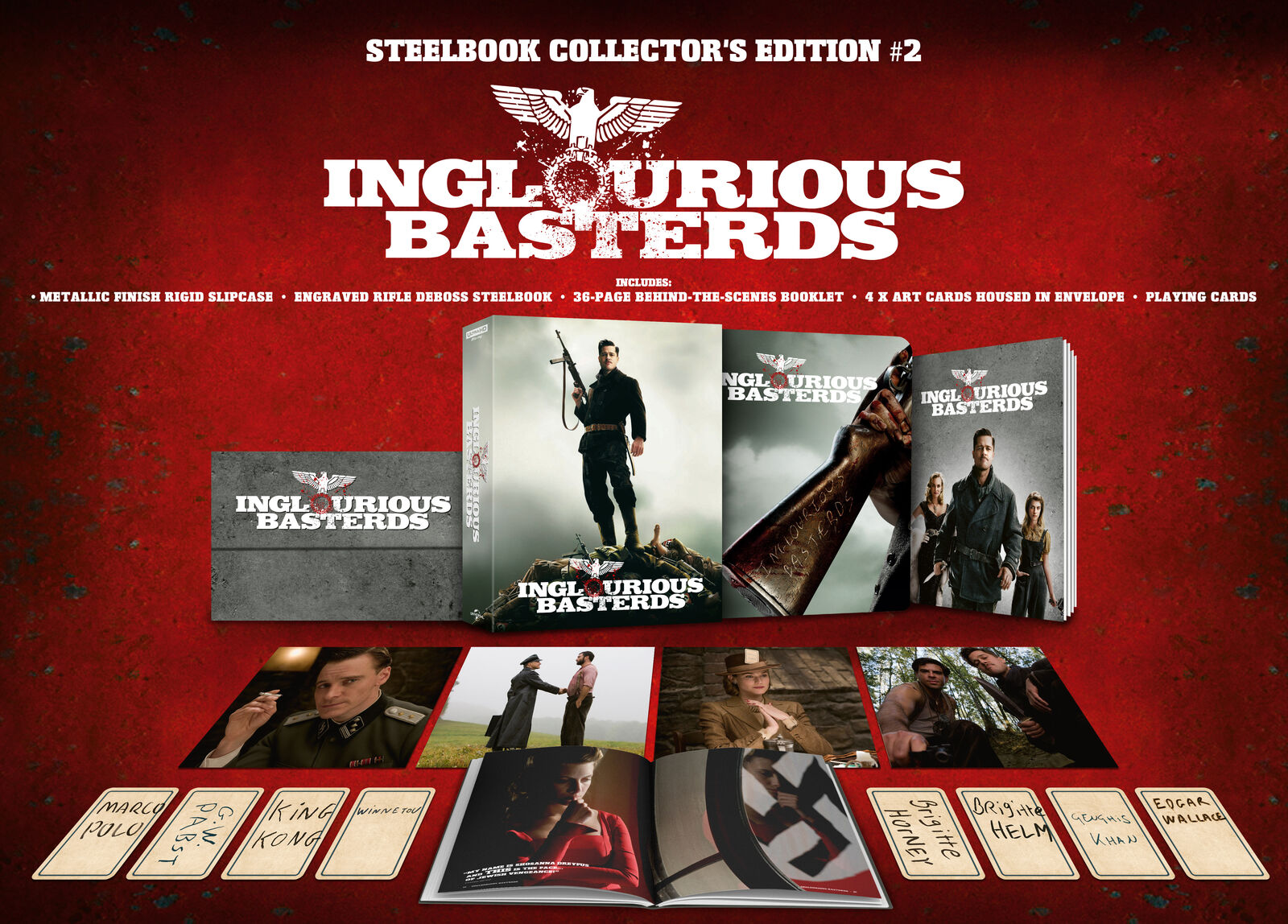 Inglourious Basterds Limited Collector's Edition with Steelbook (4K UHD Blu-ray)