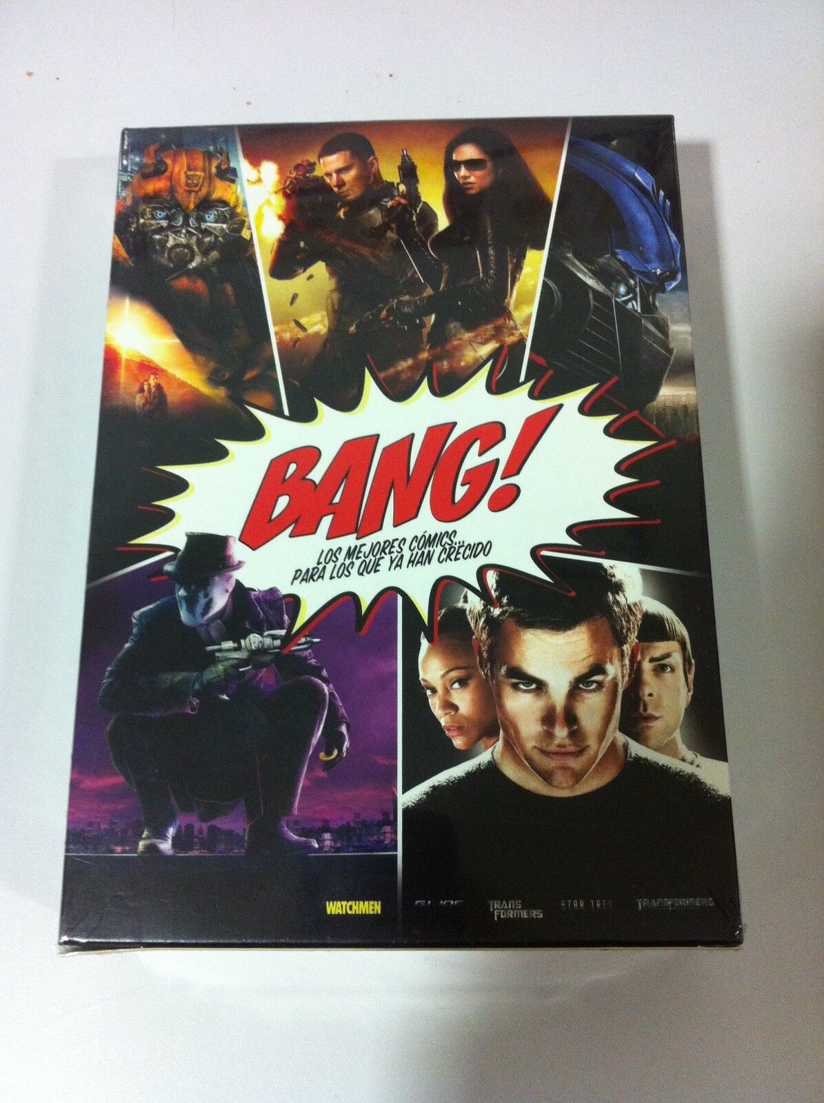 Watchmen + STAR TREK + Transformers 1 Y 2 + G.I.Joe Cassetta Box 5 X DVD Nuovo