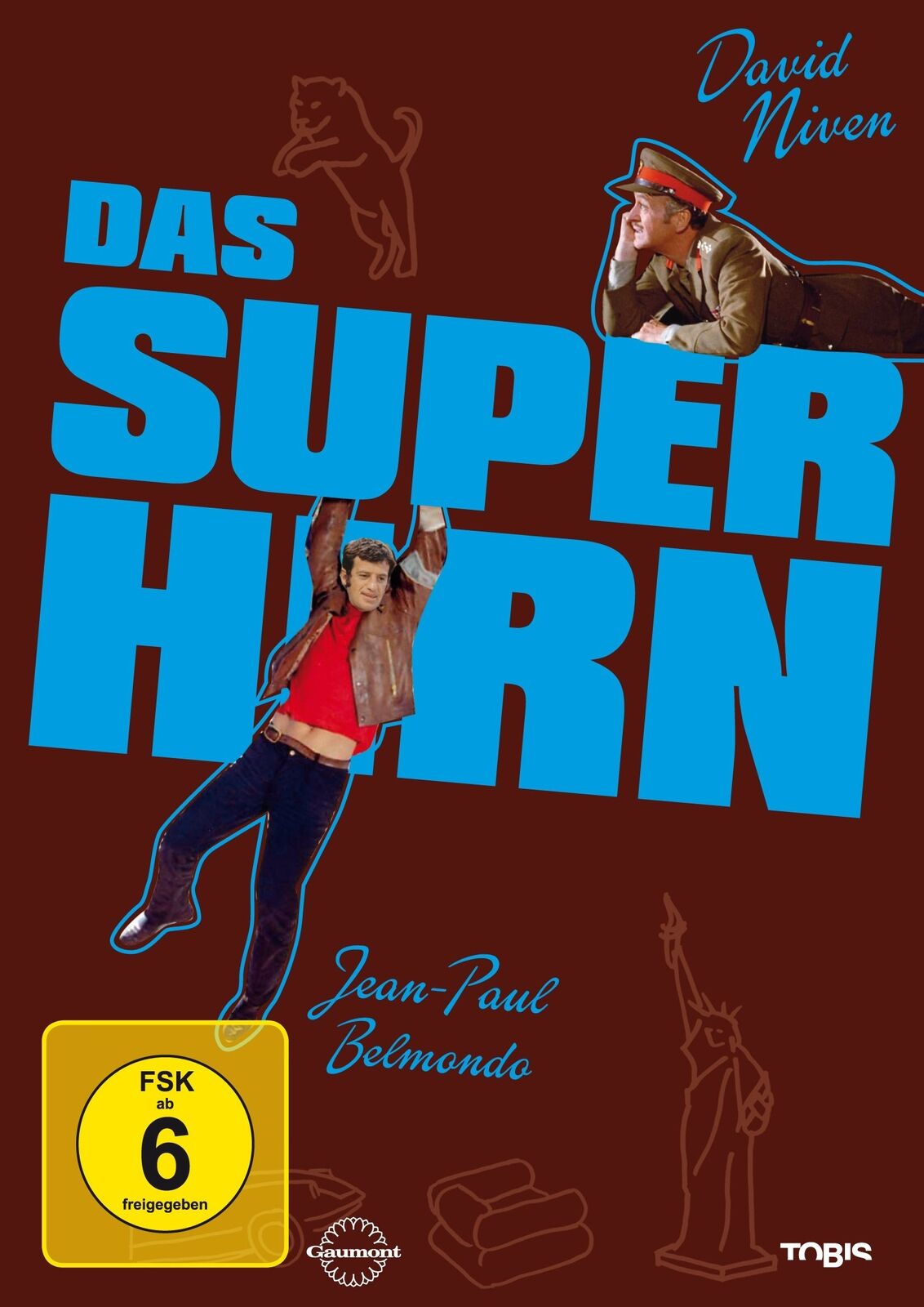 Das Superhirn (DVD) David Niven Jean-Paul Belmondo Eli Wallach Silvia Monti