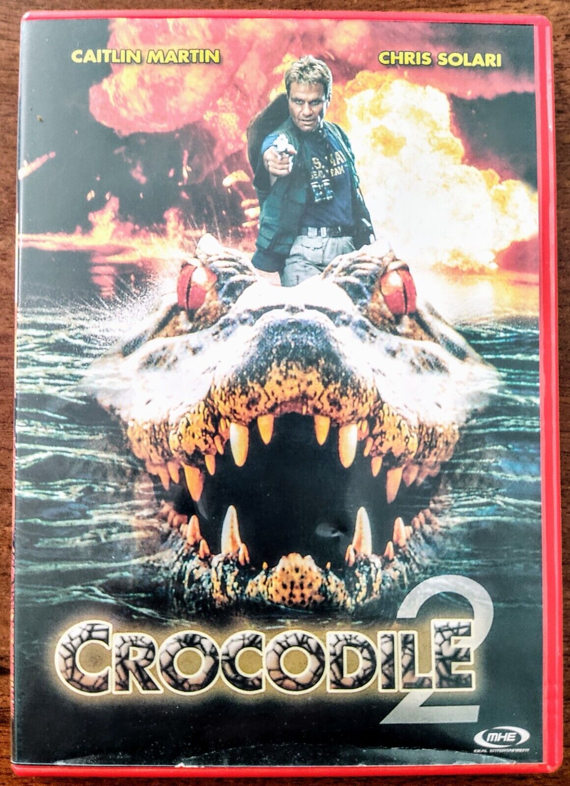 Dvd Film Crocodile 2 2004 Cast Caitlin Martin Chris Solari Regia Gary Jones