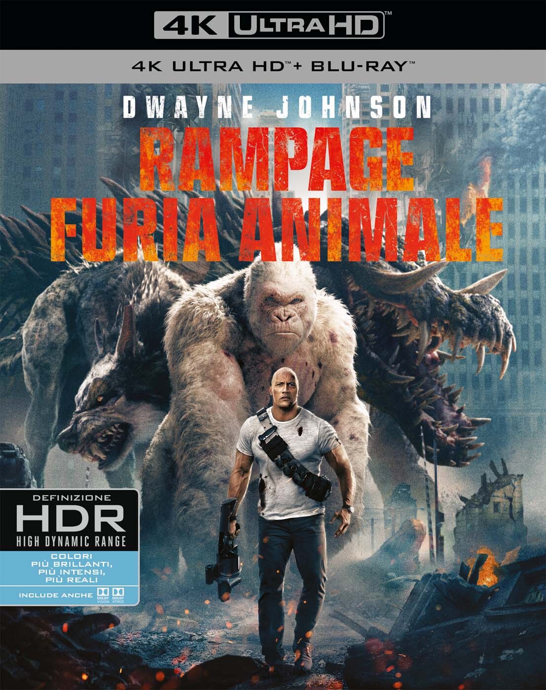 Rampage - Furia Animale (4K Uhd+Blu-Ray) (Blu-ray)