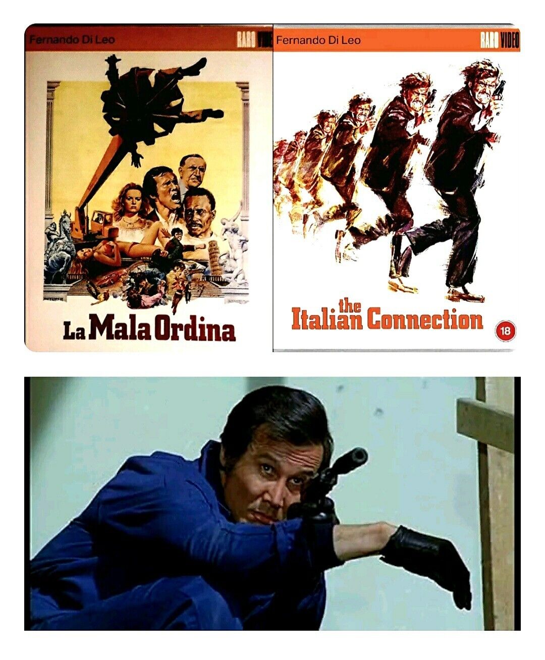 LA MALA ORDINA BLU RAY AUDIO ITA🇮🇹 DOPPIA COVER di F. Di Leo INTEGRALE 🔴