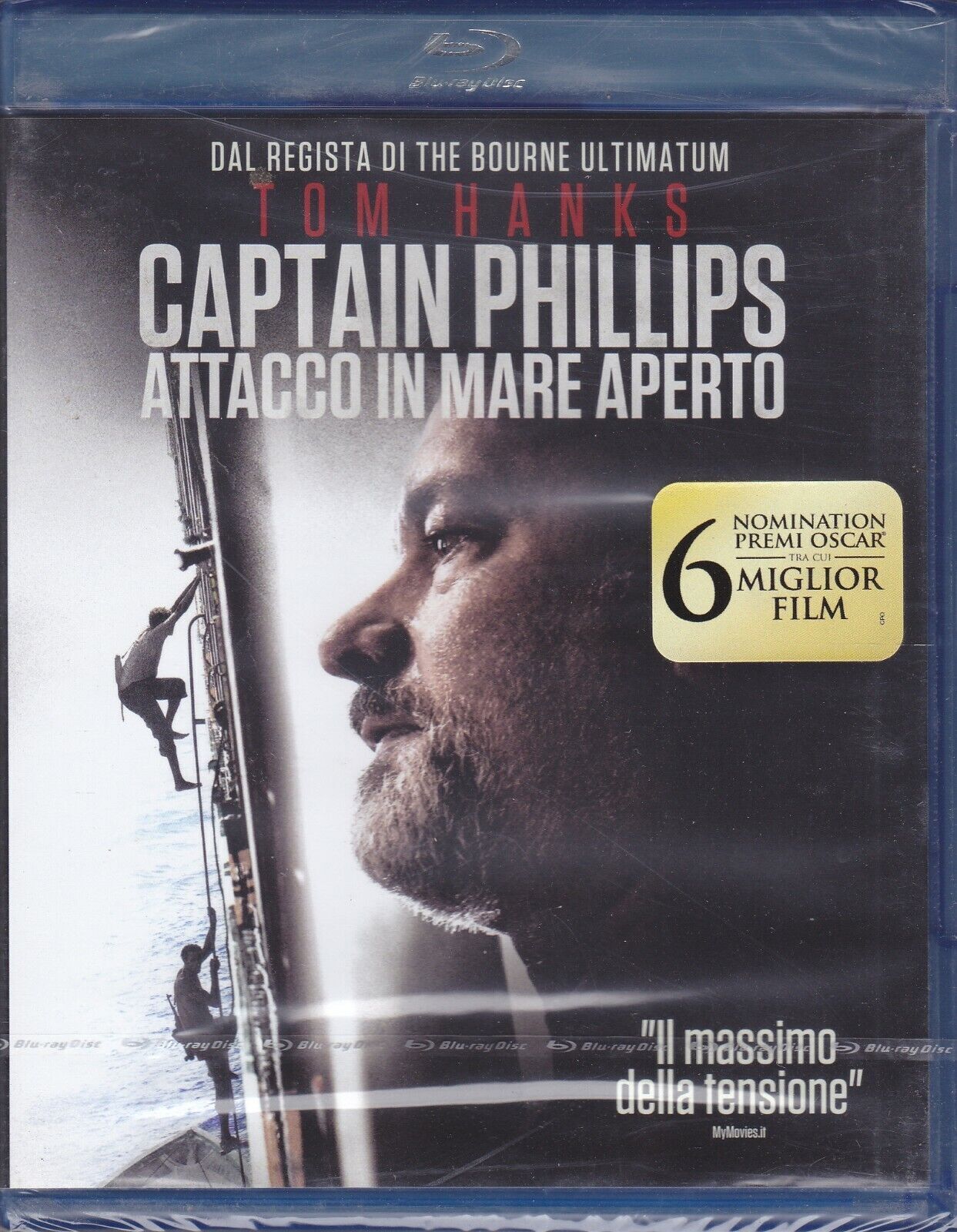 Blu-ray CAPTAIN PHILLIPS - ATTACCO IN MARE APERTO con Tom Hanks nuovo 2013