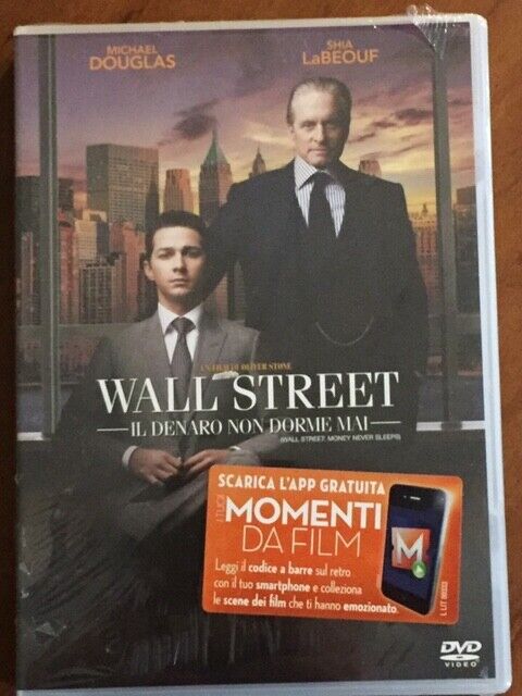 "WALL STREET IL DENARO NON DORME MAI" DVD NUOVO,SIGILLATO