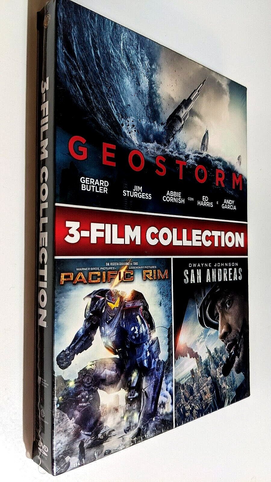 3 FILM COLLECTION DVD GEOSTORM+PACIFIC RIM+SAN ANDREAS - 3 DVD Nuovo SIGILLATO
