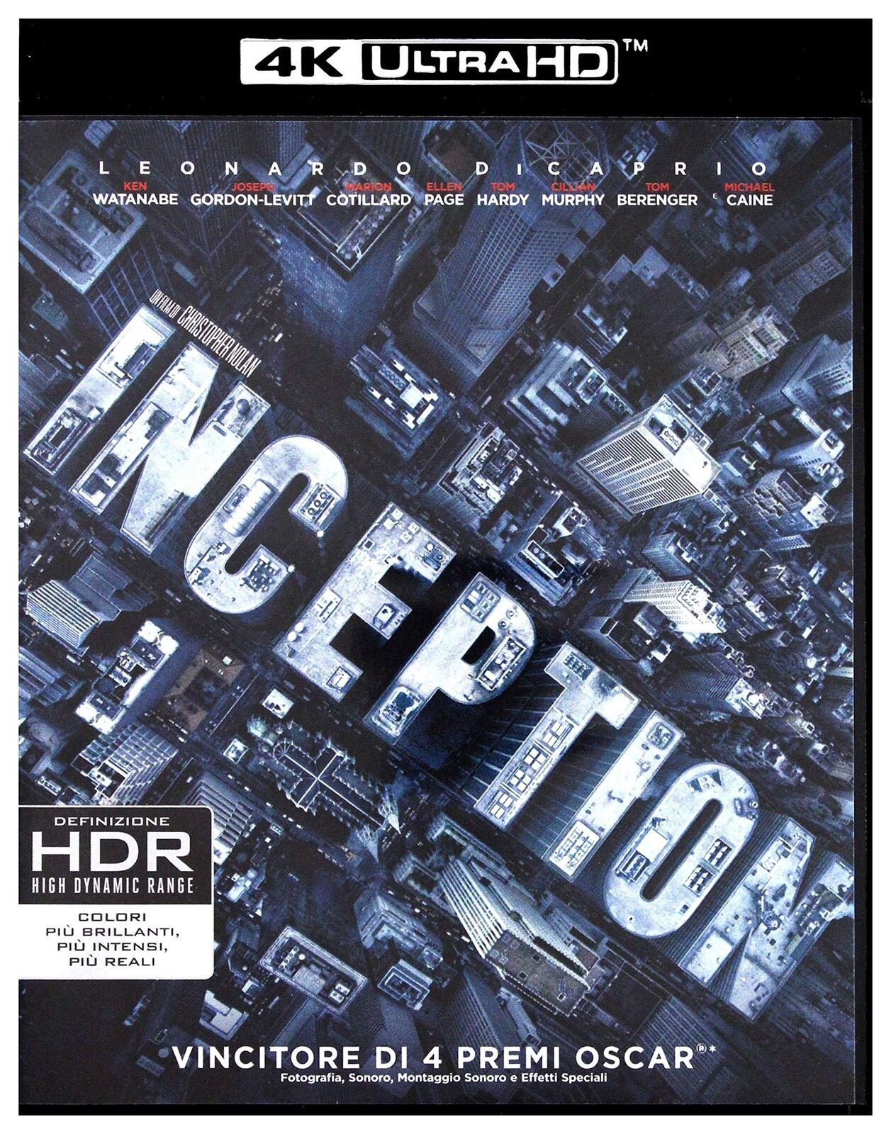Blu-Ray - Inception (4K Ultra Hd+Blu Ray) (1 Blu-ray), Italian (4K UHD Blu-ray)