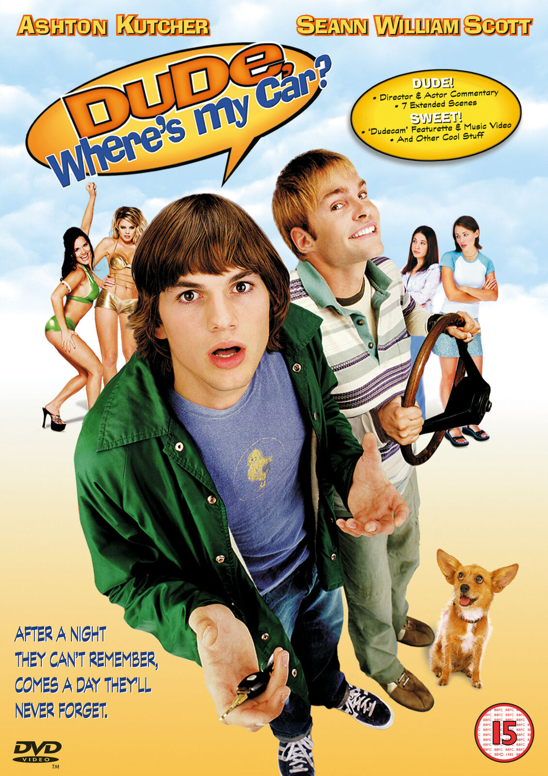Dude . Where's My Car? (DVD) Kutcher Ashton Scott Seann William Swanson Kristy