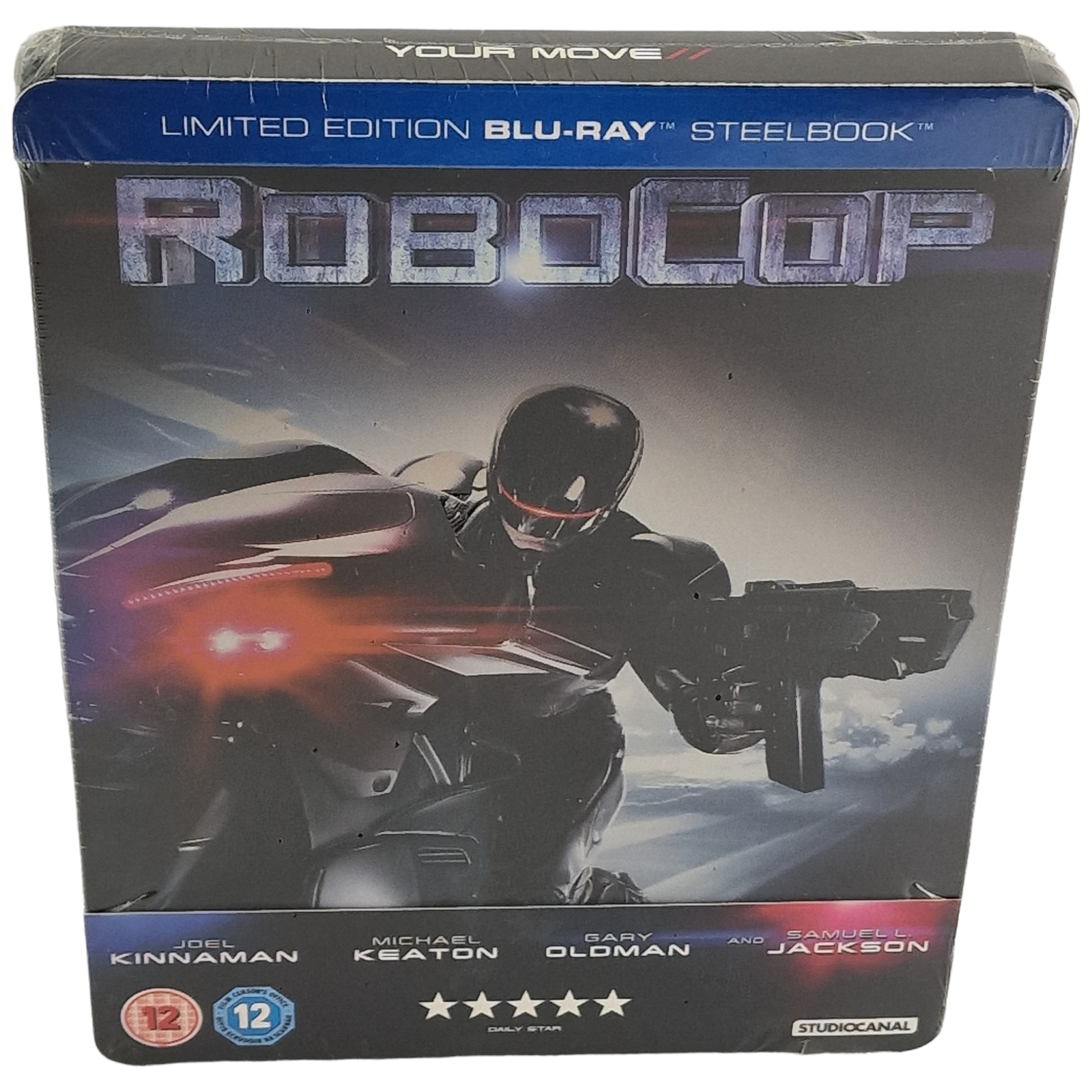 Robocop Blu-Ray Steelbook Zavvi Edizione Limitata Samuel L.JACKSON 2014 B