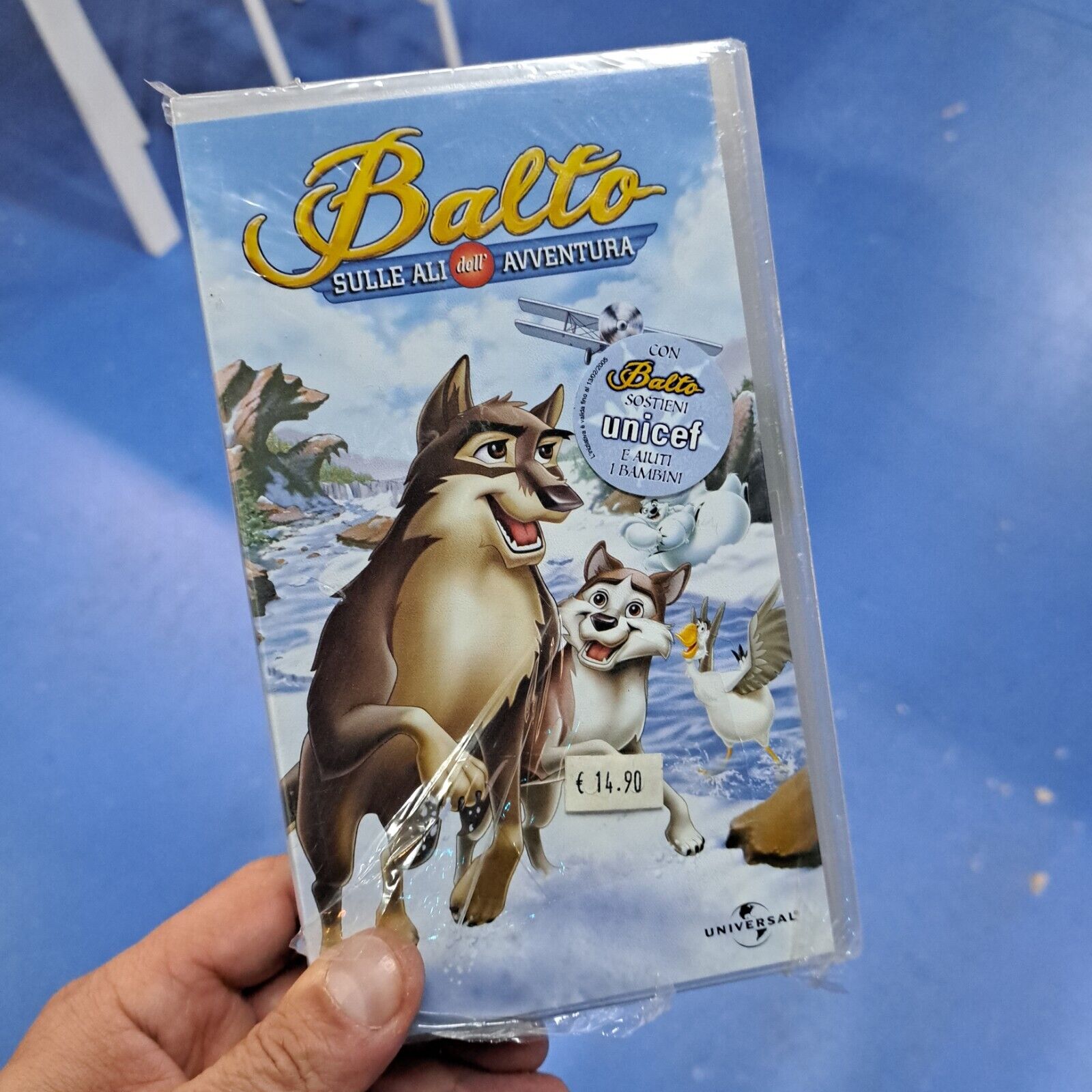 VHS - Balto sulle ali dell'avventura - Universal - NUOVO