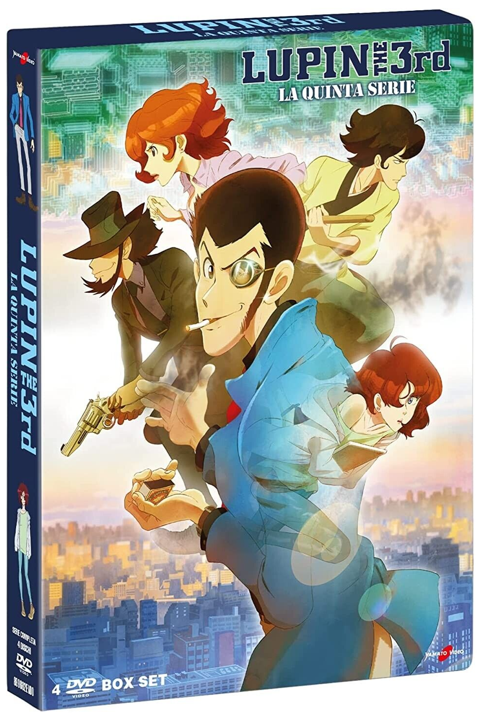 4 Dvd LUPIN THE 3rd THIRD LA QUINTA SERIE Box Set collezione completa nuovo