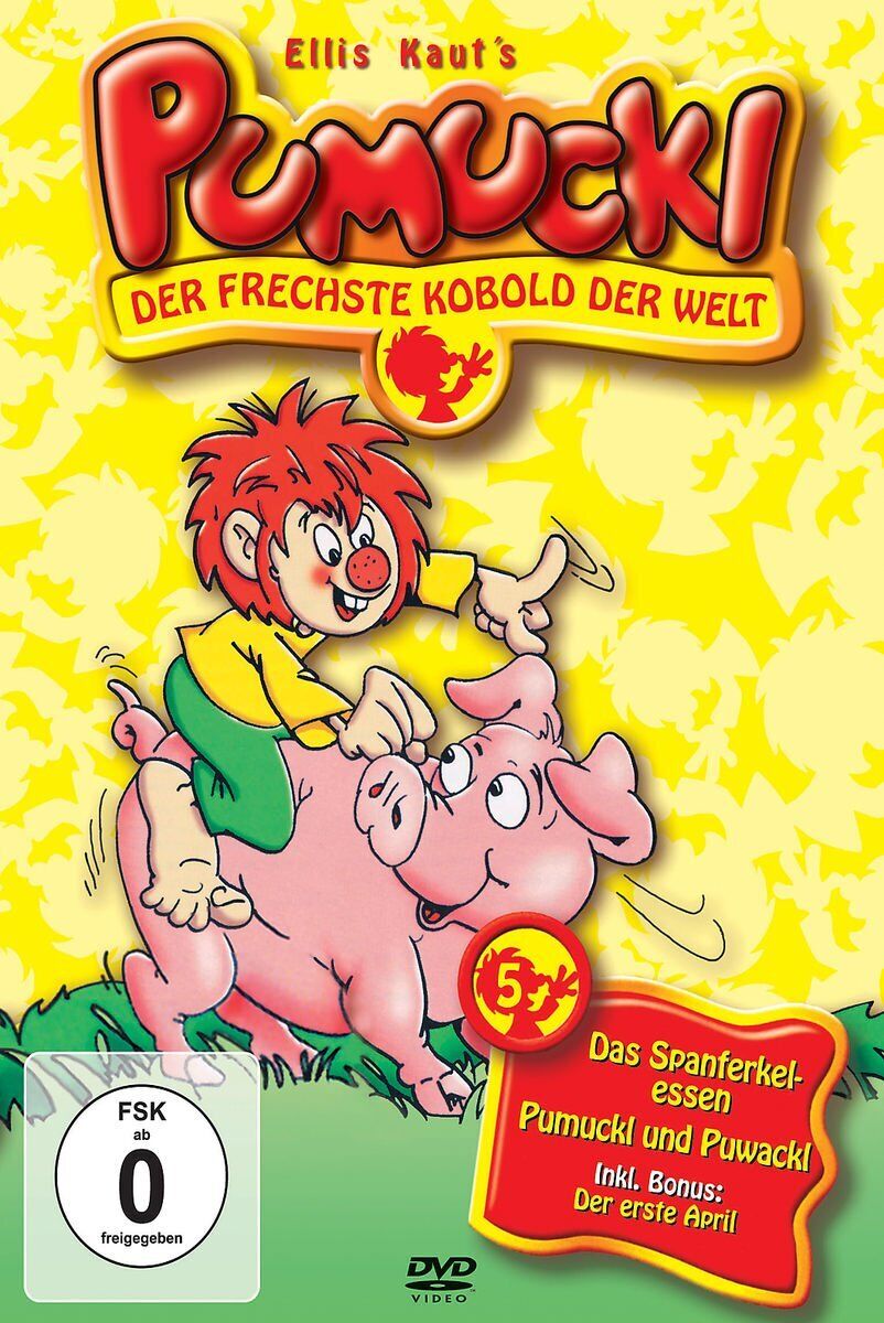 Pumuckl DVD 05: Das Spanferkelessen / Pumuckl und Puwackl (DVD) Gustl Bayrhammer