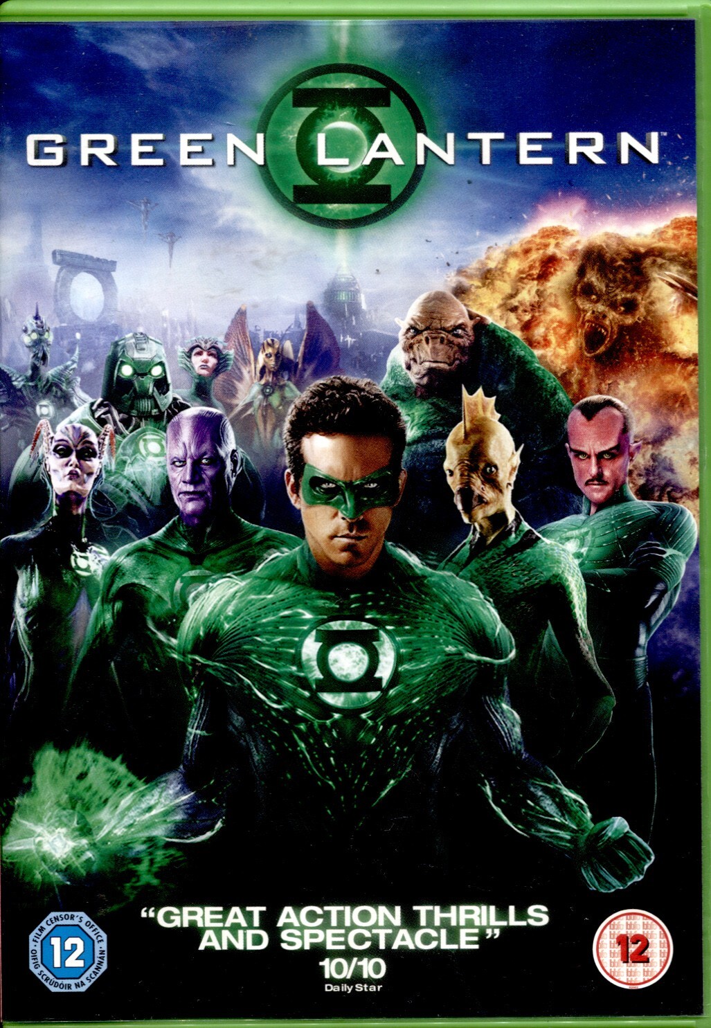 LANTERNA VERDE- DVD COME NUOVO, RENTAL, SOLO ETICHETTA DISCO, PERFETTO!