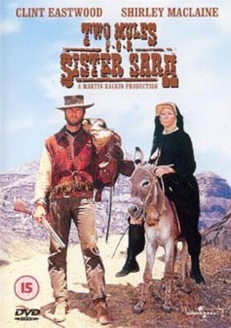 Two Mules for Sister Sara (DVD) Jose Chavez David Estuardo Manolo Fabregas