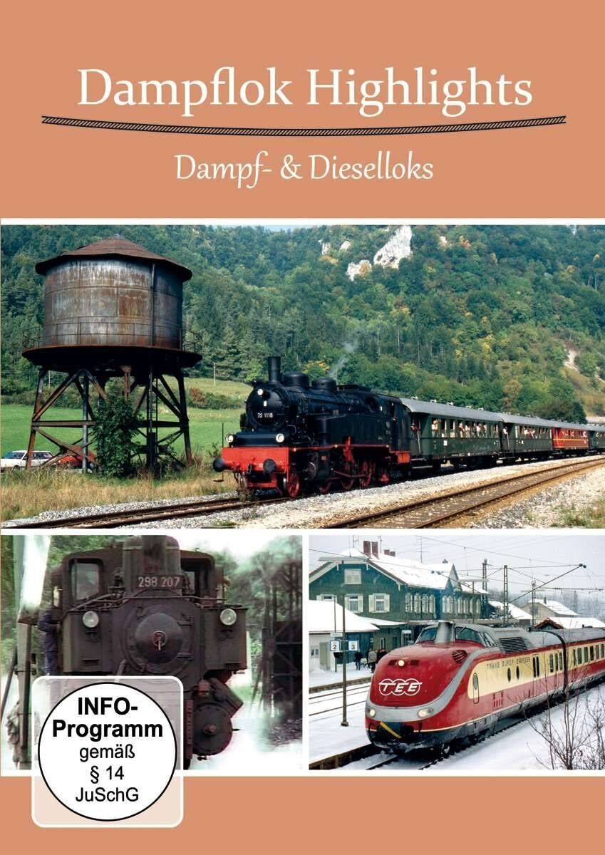 Dampflok Highlights - Dampf- & Dieselloks (DVD) Various