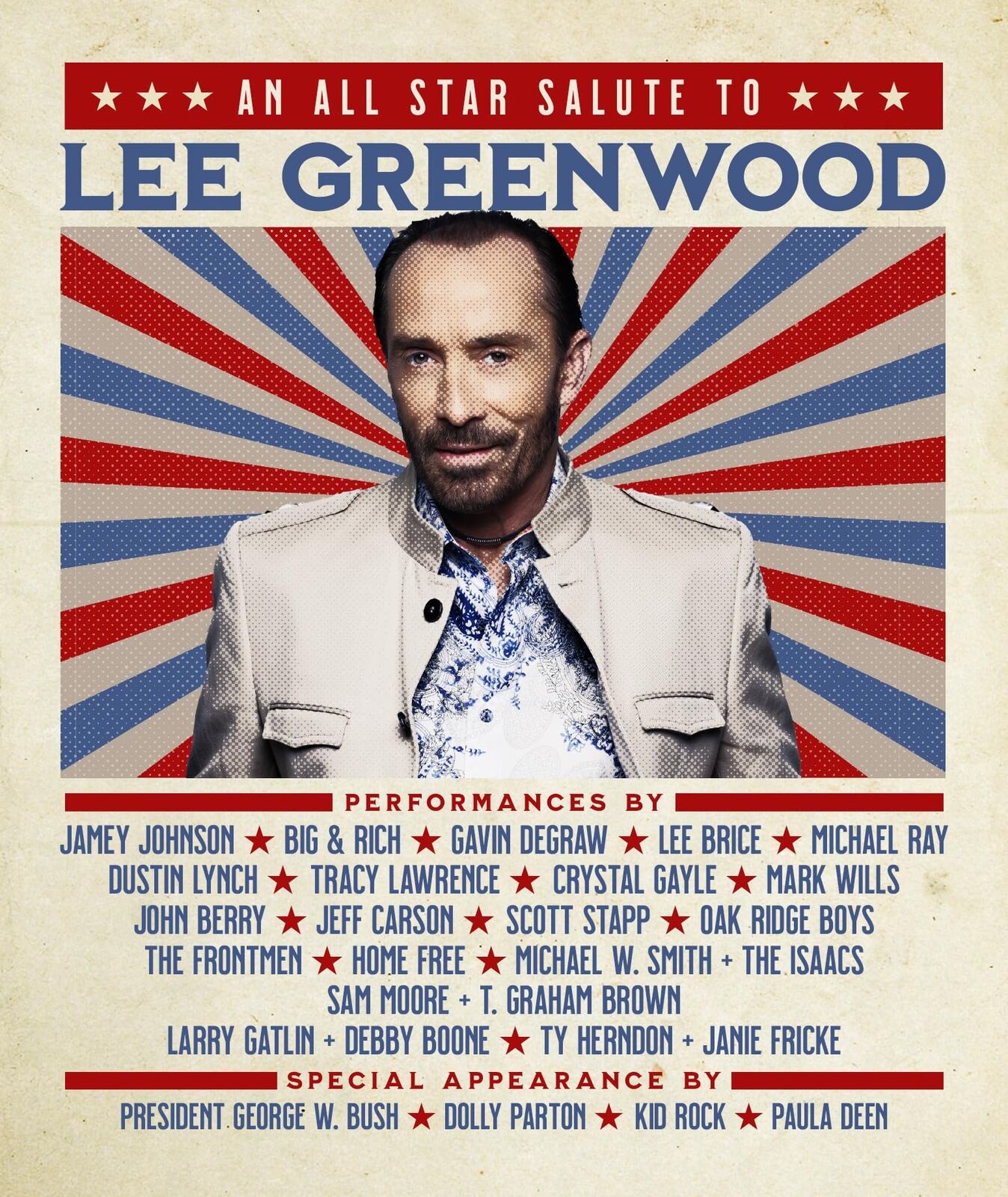 An All Star Salute To Lee Greenwood  (No Dutch version) (Blu-ray) Lee Greenwood