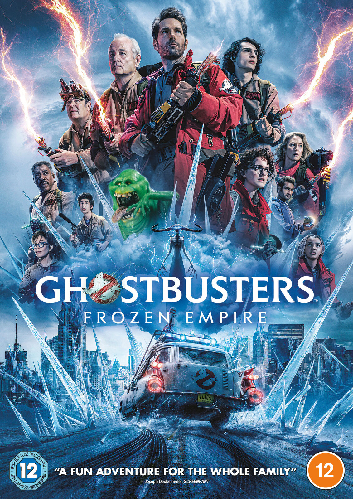 Ghostbusters: Frozen Empire (DVD) Patton Oswalt Emily Alyn Lind Kumail Nanjiani
