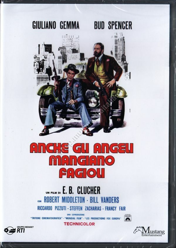 ANCHE GLI ANGELI MANGIANO FAGIOLI (1973) Bud Spencer Giuliano Gemma - DVD NUOVO