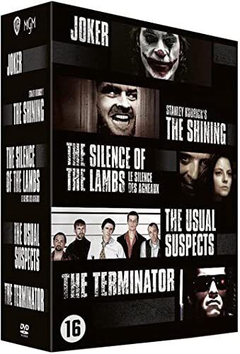 Greatest Movie Villains - 5-DVD Boxset ( Joker / The Shining / The Silence (DVD)