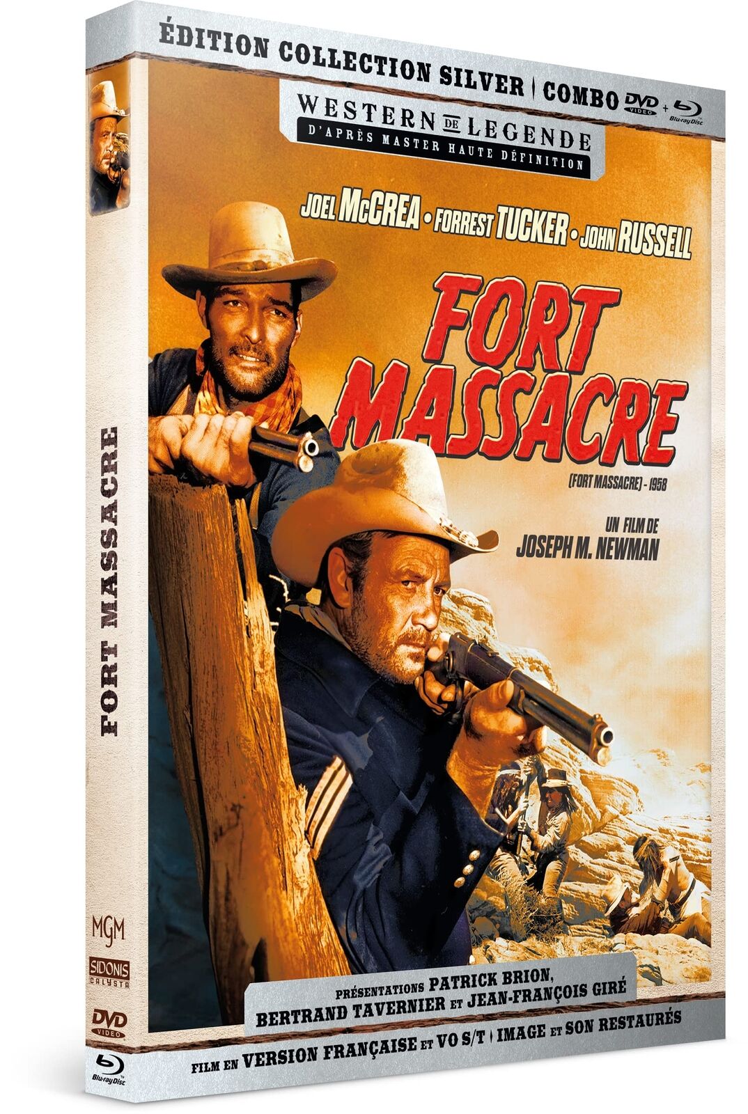 Fort massacre (Blu-ray) Mccrea Joel Tucker Forrest Russell John