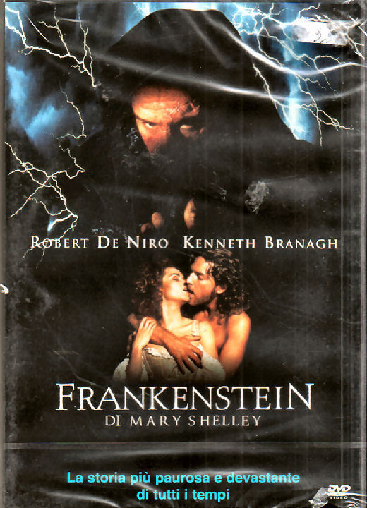 FRANKENSTEIN DI MARY SHELLY con Robert De Niro - DVD NUOVO