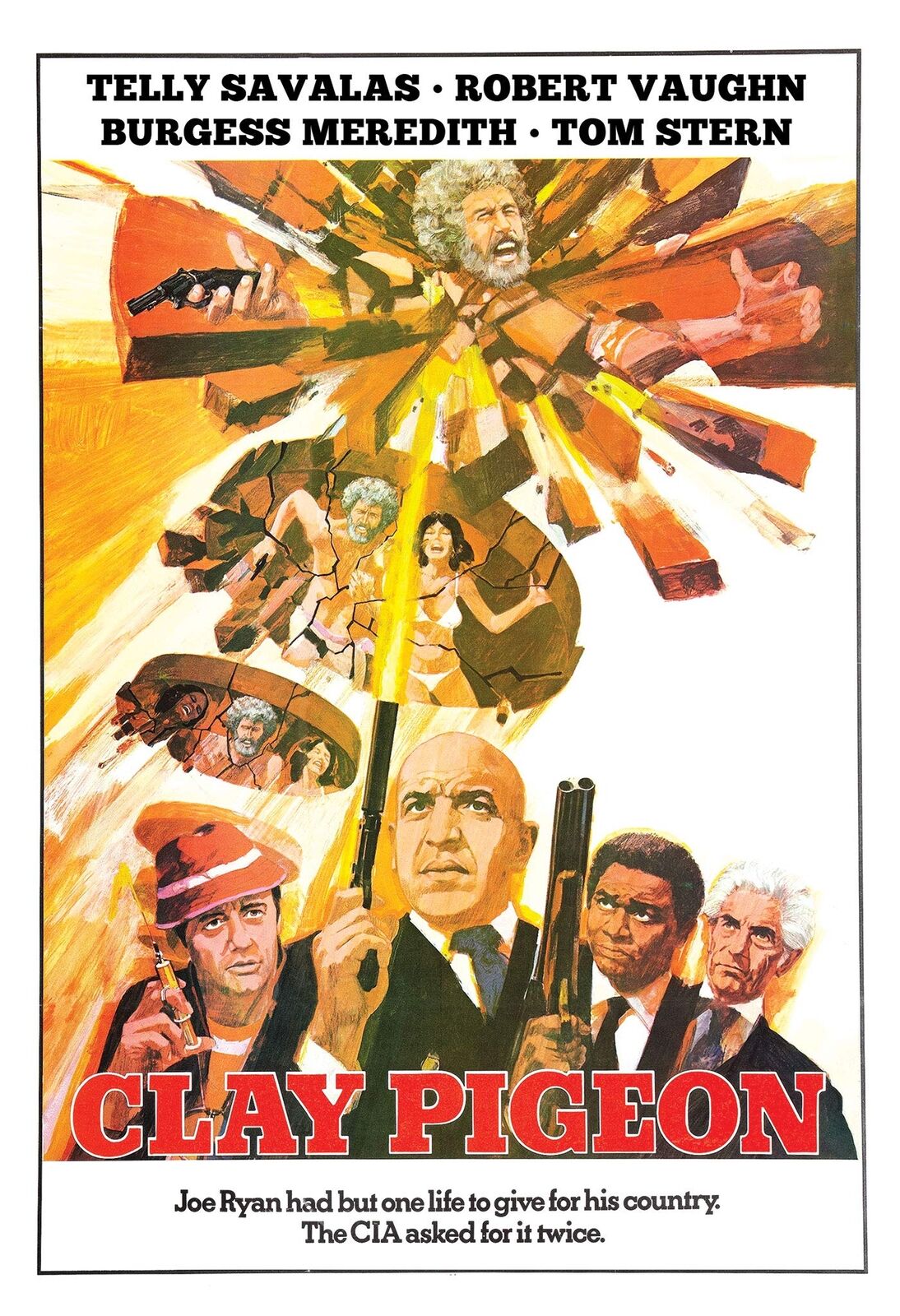 Clay Pigeon (DVD) Tom Stern Telly Savalas Robert Vaughn John Marley