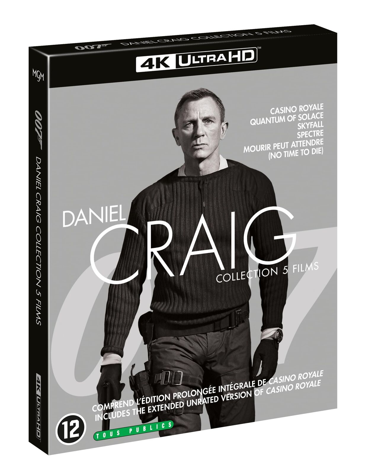 James bond 007 / daniel craig - 5 films 4k ultra hd (4K UHD Blu-ray)