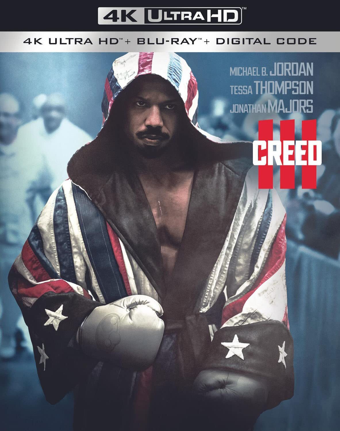 Creed III (Blu-ray) Michael B. Jordan Tessa Thompson Jonathan Majors Wood Harris