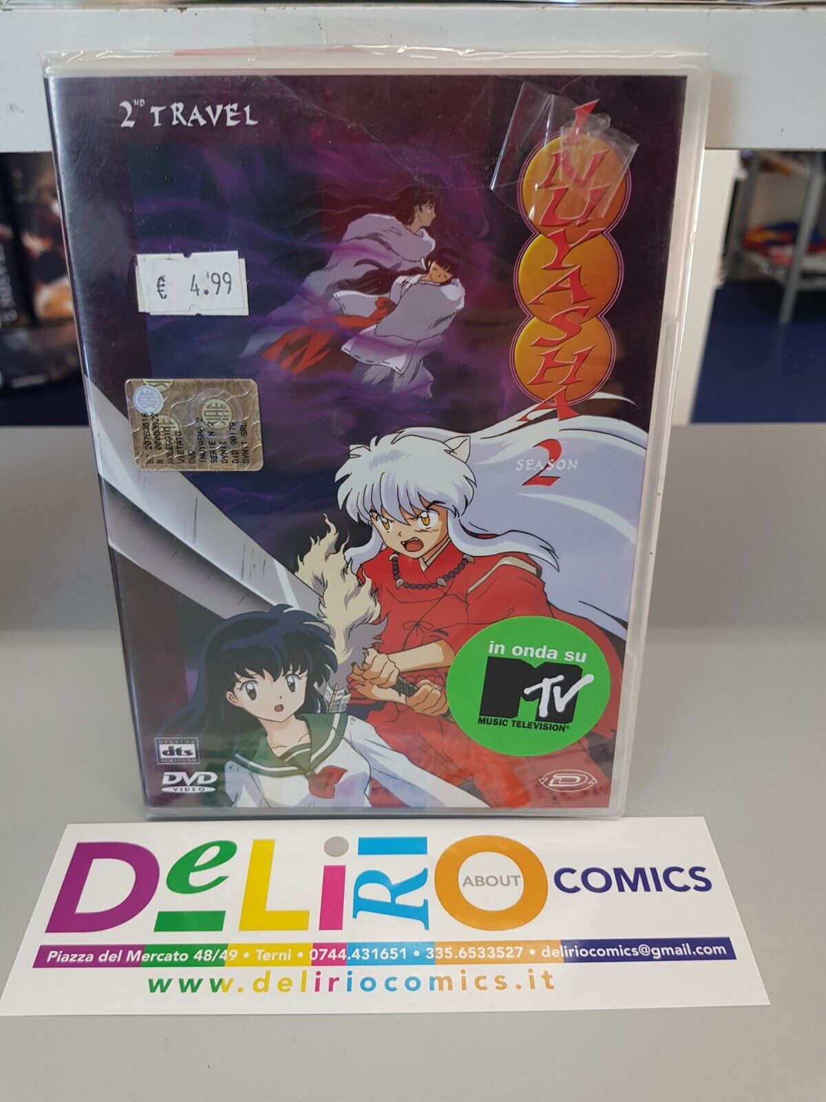 DVD INUYASHA SEASON 2 N.2 Ed. DYNIT OFFERTA SPECIALE 50%!