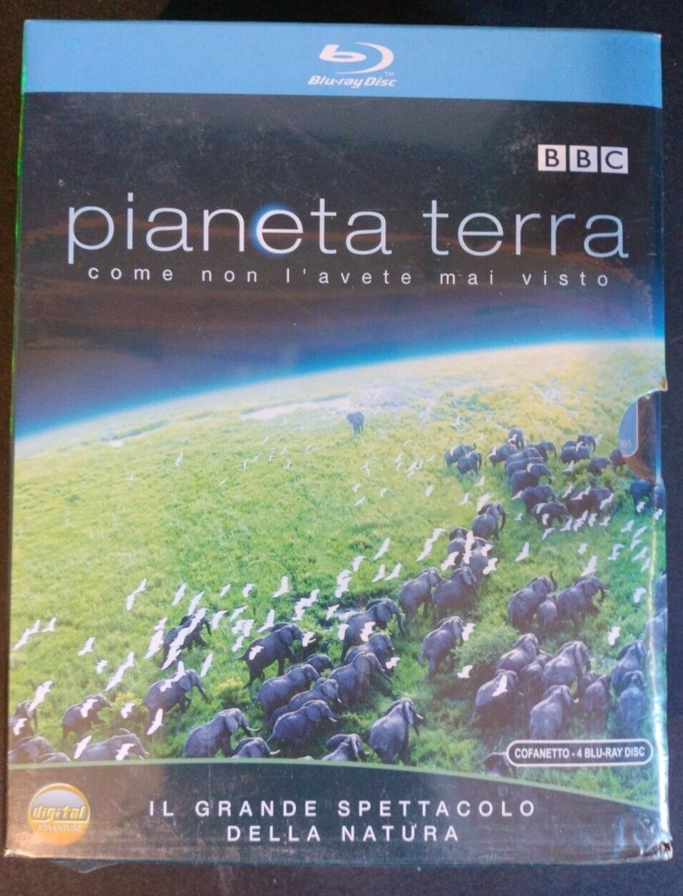 PIANETA TERRA COME NON LO AVETE MAI VISTO - BBC - DOC - BOX 4 BLU RAY SIGILLATO!