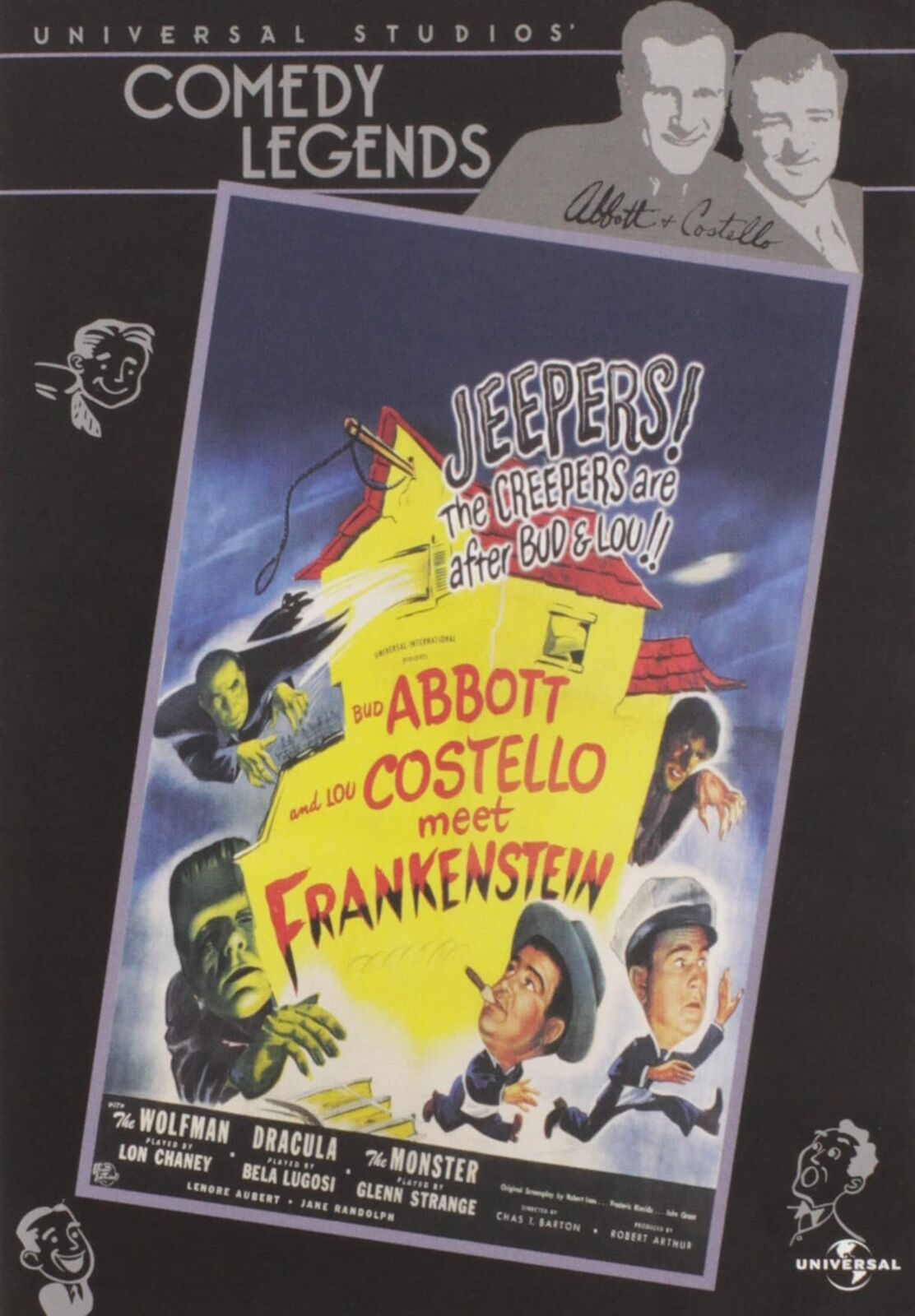 Abbott & Costello Meet Frankenstein (DVD) Bud Abbott Lou Costello Lon Chaney Jr.