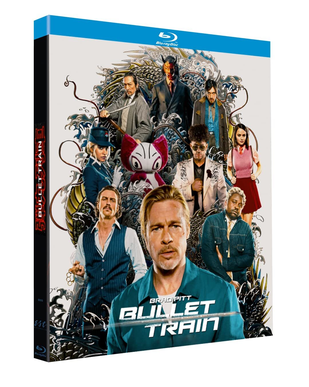 Bullet Train (Blu-ray) Pitt Brad King Joey Taylor-Johnson Aaron