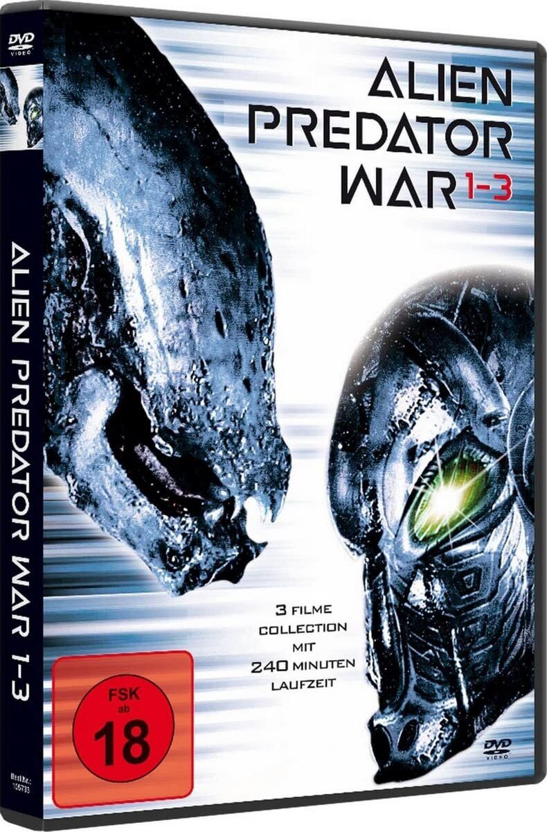 Alien Predator War 1-3 (DVD) Amstler Robert Vincent Chelsea Katt William