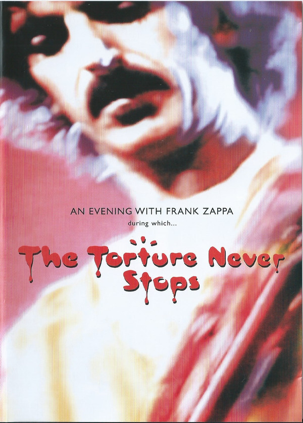 FRANK ZAPPA "THE TORTURE NEVER STOPS"  dvd sealed