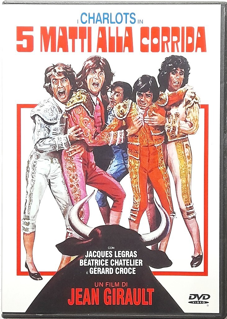 Dvd I Charlots in 5 matti alla corrida di Jean Girault 1972 Nuovo