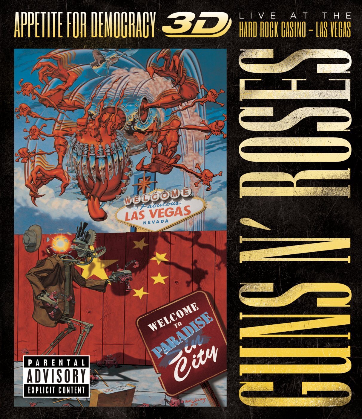 Guns N' Roses - Appetite For Democrazy: Live (inkl. 2D-Version) [3D Blu-r (NTSC)