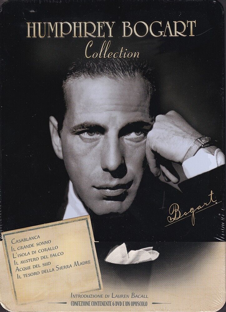 HUMPHREY BOGART Collection Cofanetto in metallo 6 Dvd ::: SIGILLATO ::: WARNER