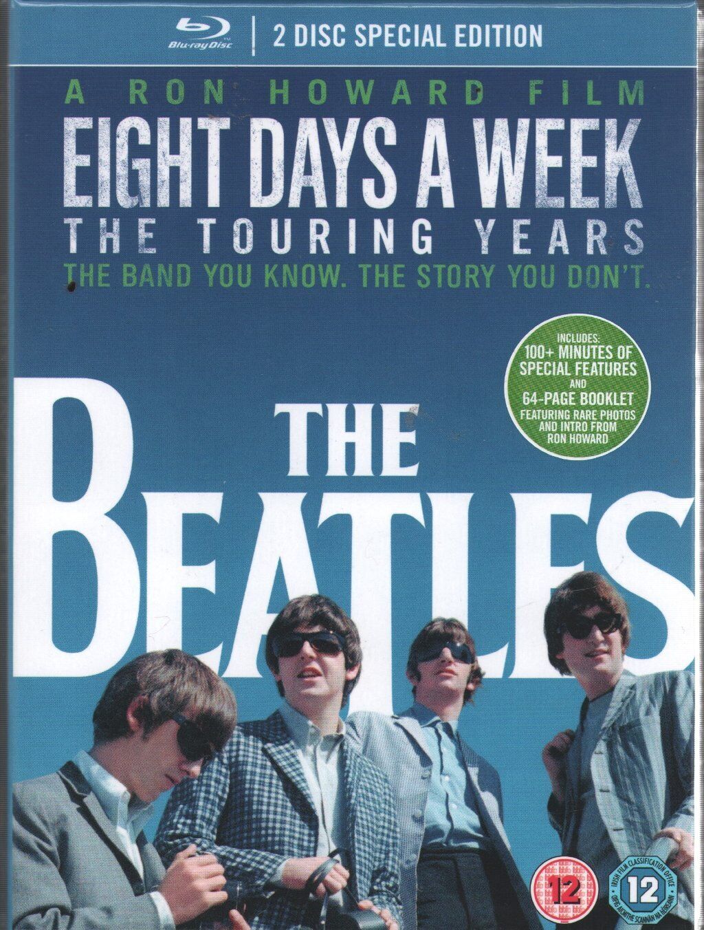 Beatles Eight Days A Week (The Touring Years) blu-ray UK Studiocanal 2016 2 Disc