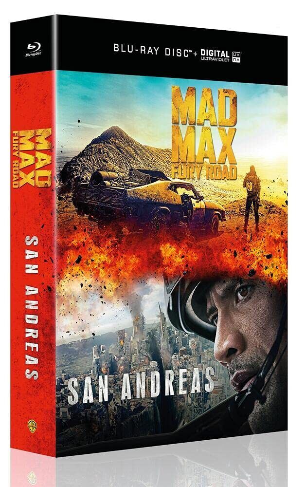 MAD MAX FURY ROAD SAN ANDREA (Blu-ray) Dwayne Johnson Carla Gugino Ioan Gruffudd